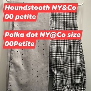 2 pairs New York & Co dress pants